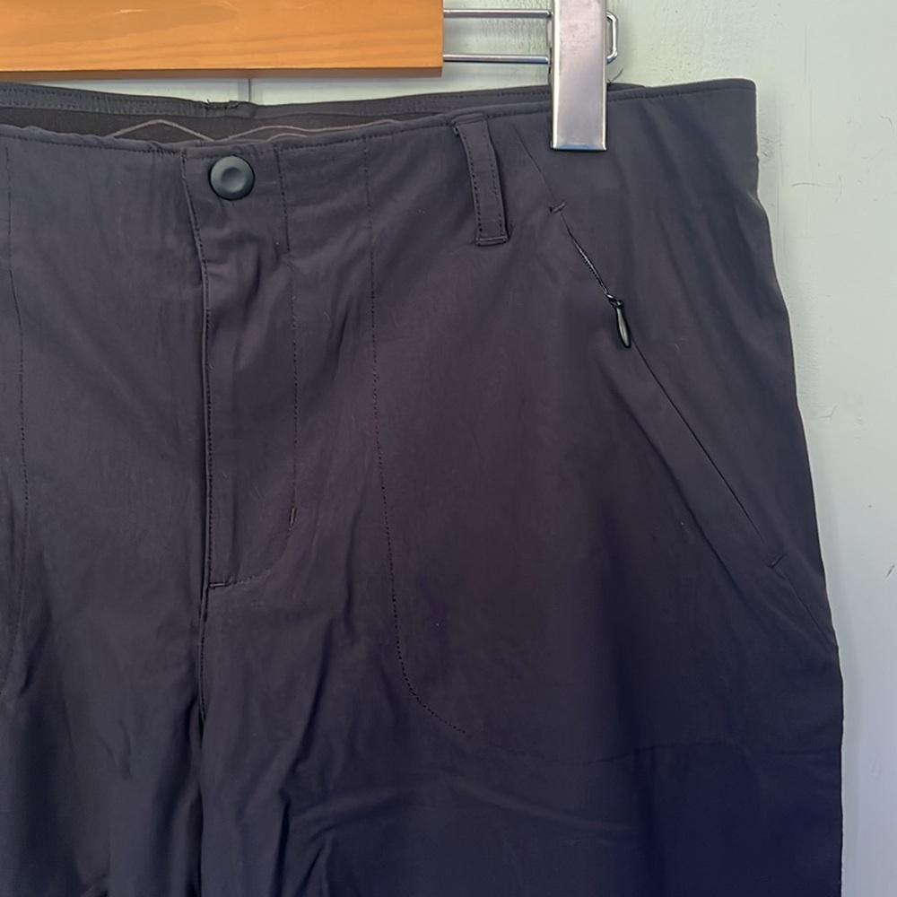 Fig Wuu Shorts Black Nylon Blend Women’s Size 10 - Picture 2 of 6